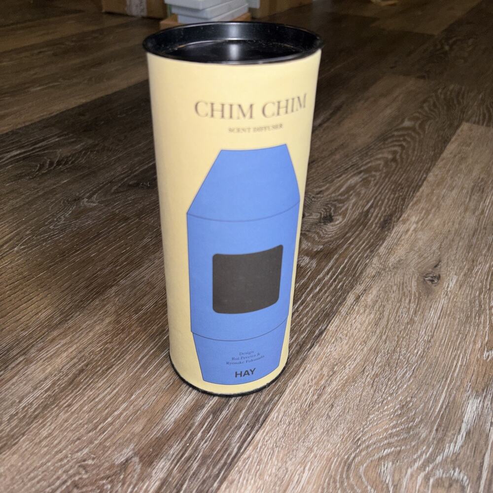 HAY Chim Chim Scent Diffuser Blue Ceramic Oil Burner Scandinavian Modern Decor